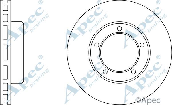 APEC BRAKING Тормозной диск DSK2149